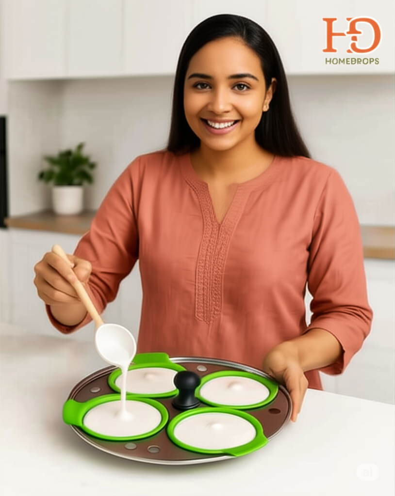 Silicone Idli Steamer Liners : Eco-Friendly & Mess-Free Cooking (Pack of 16)